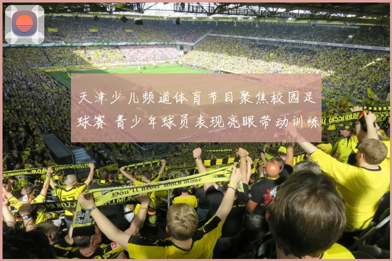 天津少儿频道体育节目聚焦校园足球赛 青少年球员表现亮眼带动训练热度